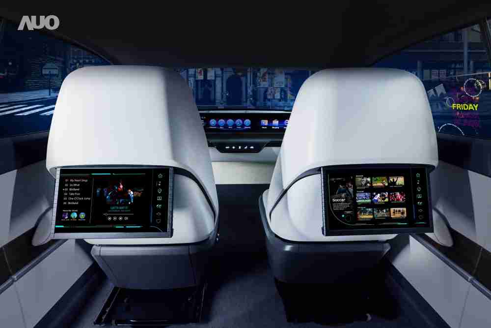 开云电子新一代Smart Cockpit 2024，，，以Micro LED先进显示技术优势，，创建〝可卷式后座娱乐显示器〞，，，，仅在互动时才显示出所需画面及信息，，扩充更丰富的娱乐和交互信息服务，，，，获国际奖项荣耀