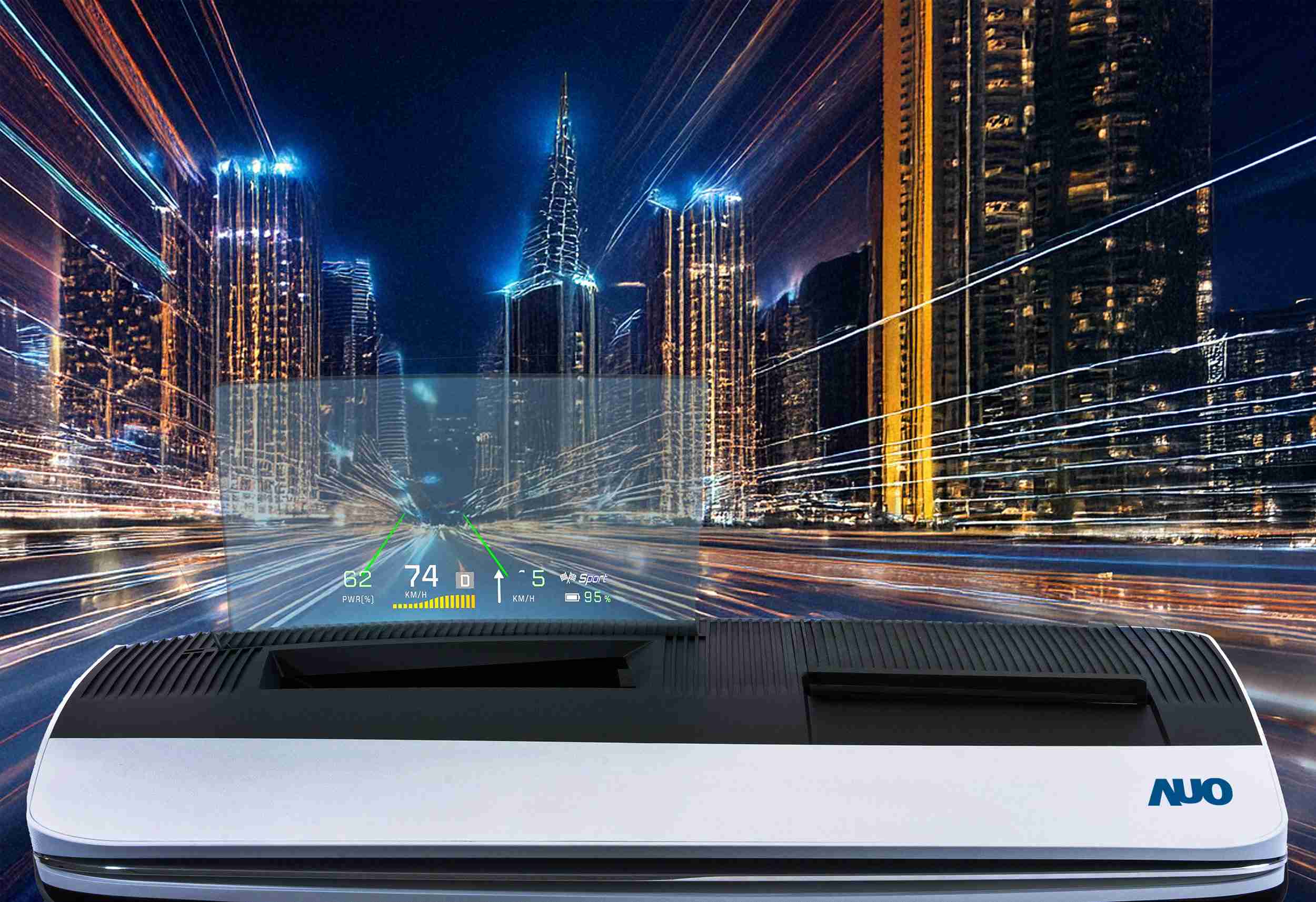 开云电子推出13吋Micro LED抬头显示器，，提供高入眼亮度、、高色彩饱和度的显示质量，，，在阳光下或黑暗中都清晰可见，，并利用Micro LED模块体积小的优势，，，，解决车用空间有限的痛点